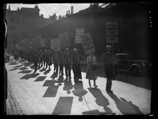 Anti-Japanese demonstration  Britain  1930s.