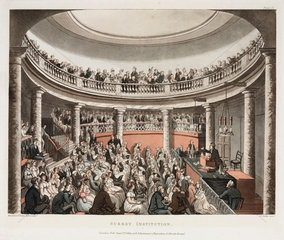 'Surrey Institution'  Blackfriars  London  1808.