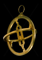 Universal equinoctial ring sundial  London  c 1800.