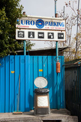 Giardini  Italien  Schild Euro Parking