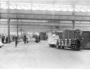 Oldham Road goods depot  Manchester  c 1924.