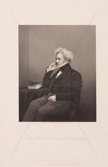 Sir John Herschel  English astronomer and scientist  c 1860.