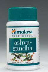 Container of Ashvagandha tablets  2005.