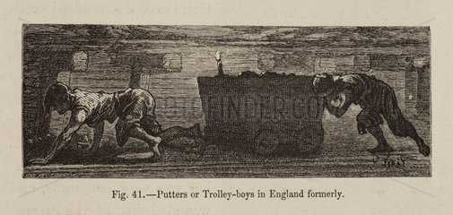 ‘Putters or Trolley-boys in England formerly’  1869.