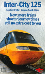 'Inter-City 125'  BR poster  1977.
