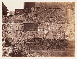 Ancient Egyptian relief  1883.