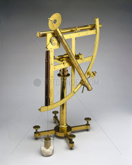 Twelve inch portable astronomical quadrant  1760-1769.