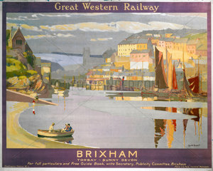 ‘Brixham’  GWR poster  1923-1947.