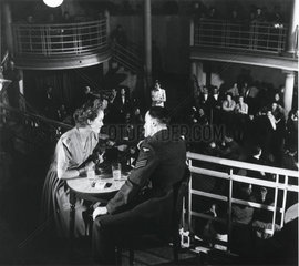 Couple at a dance  Second World War  1944.