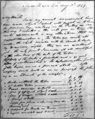 Letter from George Stephenson to Henry Booth.