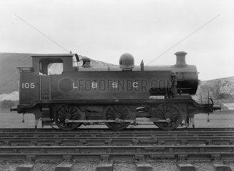 E2 class 0-6-0T steam locomotive at Lewes  East Sussex  c 1920.