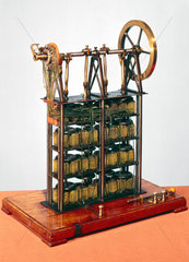 Allan's electro-magnetic engine  1852.