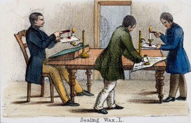 'Sealing Wax'  c 1845.