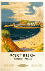 ‘Portrush’  BR (LMR) poster  1952.