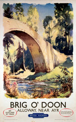 ‘Brig O'Doon’  BR (ScR) poster  1948-1965.