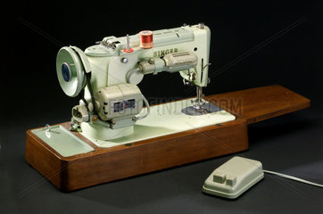 Lock stitch electric sewing machine by Singer  model 319K  c 1953
