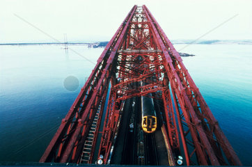 The Forth Bridge as seen from the Jubilee Tower  1997.