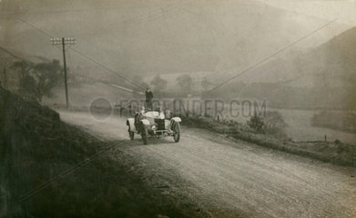 Car competing in the Manchester Automobile Club Hill Climb  1912.
