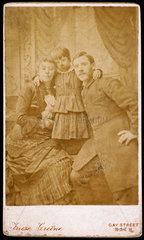 William Friese-Greene  cinematographer  and family  c 1880.