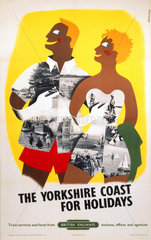 ‘The Yorkshire Coast for Holidays’  BR (NER) poster  1955.