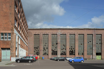 Magdeburg  Deutschland  leerstehende Fabrikhalle in der Schoenebecker Strasse
