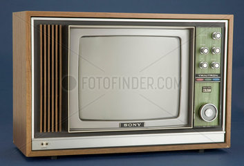 Sony Trinitron colour television receiver  c 1970.