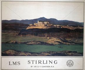 'Stirling'  LMS poster  1923-1947.