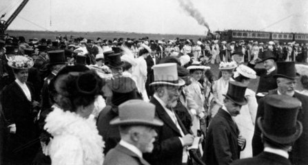 The opening of GCR’s Immingham Dock  Lincolnshire  22 July 1912.