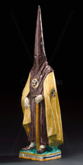 Ceramic statue of Spanish Inquisitor  Spanish  1860-1935.