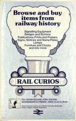 ‘Rail Curios’  BR poster  1976.