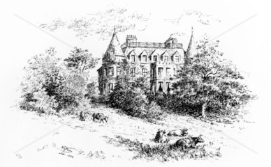 Netherhall  home of Lord Kelvin  near Largs in Scotland  1875-1907.