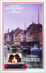 ‘You can see Denmark from your Local Station'  BR poster  1985.