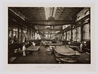 ‘Armour Plate Planing Shop’  1902.