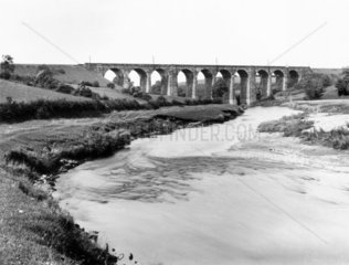 Ormside viaduct  carrying the Midland Railw