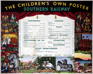 'The Children's Own Poster'  SR poster  1947.