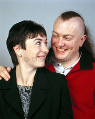 Glenn Ketchen  male contraceptive trialist  with wife Louise  2000.