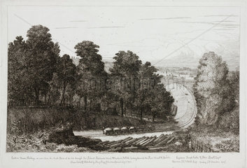 A view of the East Union Railway  Wherstead  Suffolk  c 1844-1862.