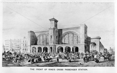 King's Cross Station  London  c 1853.