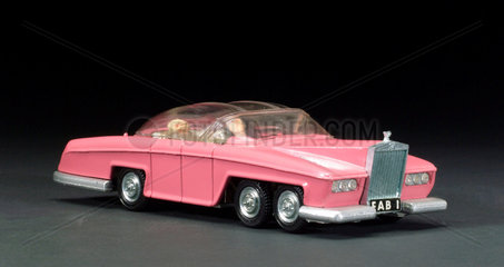 Lady Penelope’s ‘Fab 1’ die-cast metal car from Thunderbirds  1973.