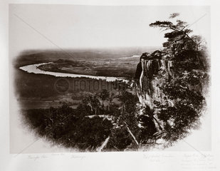 Chattanooga Valley from Lookout Mountain  Tennessee  USA  c 1865.