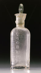 Graduated dropper bottle for chloroform  1871-1920.