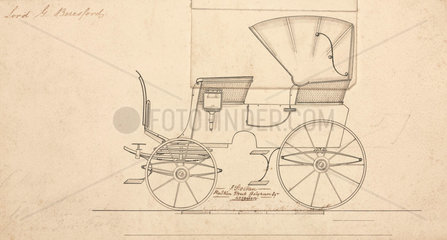 Lord Beresford's carriage  mid 19th century.