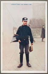 'London Types: The Orderly Boy'  c 1914