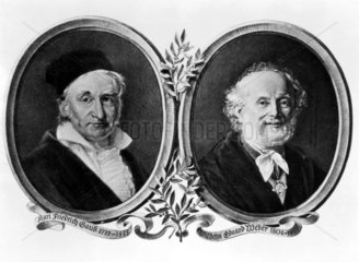 Carl Friedrich Gauss and Wilhelm Eduard Weber  19th century.