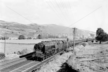 Passenger train at Shap  1958