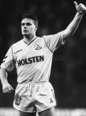 Paul Gascoigne  British footballer  January 1989.