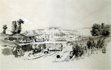 Linslade Tunnel  Spoil Bank  24 June 1837.