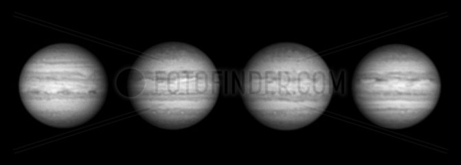 Jupiter in infrared light  2004.