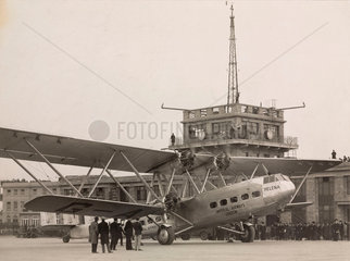 HP42 G-AAXF 'Helena' at Croydon Airport  29 January 1932.