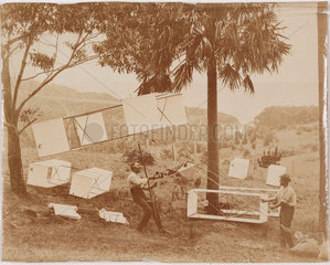 Hargrave box kites  c 1895.